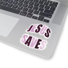 Load image into Gallery viewer, Jesus Saves | Jesus and Coffee| Christian Decal |Funny  Sticker| Laptop Decal | Kiss-Cut Sticker | Mental Health
