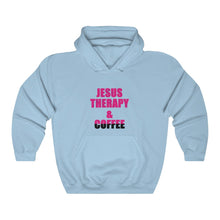 Load image into Gallery viewer, Jesus Therapy Coffee Hoodie
