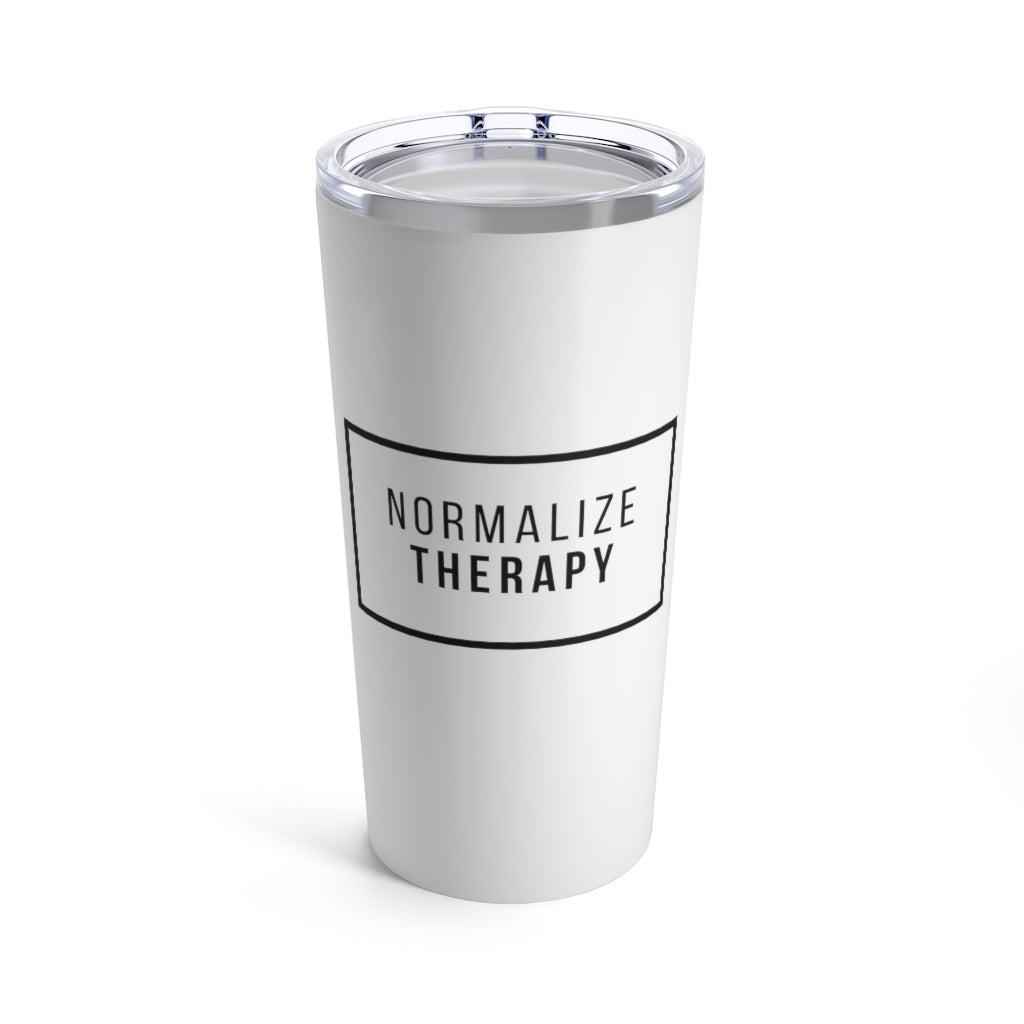 Normalize Therapy - Therapists Tumbler - Counselor Gift - Therapist Gift - Mental Health - Quarantine - Zoom Fatigue
