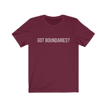 Load image into Gallery viewer, Got Boundaries Jersey Short Sleeve Tee
