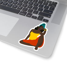Load image into Gallery viewer, Natural Hair Sticker | Planner Sticker - Black Girl Magic - Head wrap - African American - Kiss cut Sticker - laptop decal - funny sticker
