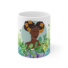 Load image into Gallery viewer, Growth Mindset Mug| Black Girl Magic | Coffee Mug | Big Chop Gift | Melanin Mug |Natural Hair Gift| Crown | Black Girl | Crown Mug
