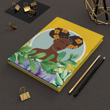 Load image into Gallery viewer, Growth Mindset Journal| Black Girl Magic | Hardcover Journal | Big Chop Gift | Melanin Notebook |Natural Hair Gift| Crown | Black Girl | Crown

