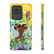 Load image into Gallery viewer, Black Girl Magic Phone Case| Iphone and Samsung Cell Phones | Gardener Phone Case | Black Girl Plants | Black Woman Phone Case
