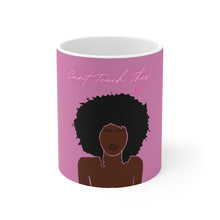 Load image into Gallery viewer, Black Girl Magic Mug | Don&#39;t Touch My Hair l | Big Chop Gift | Melanin Mug |Natural Hair Gift | Black Queen| Black Girl
