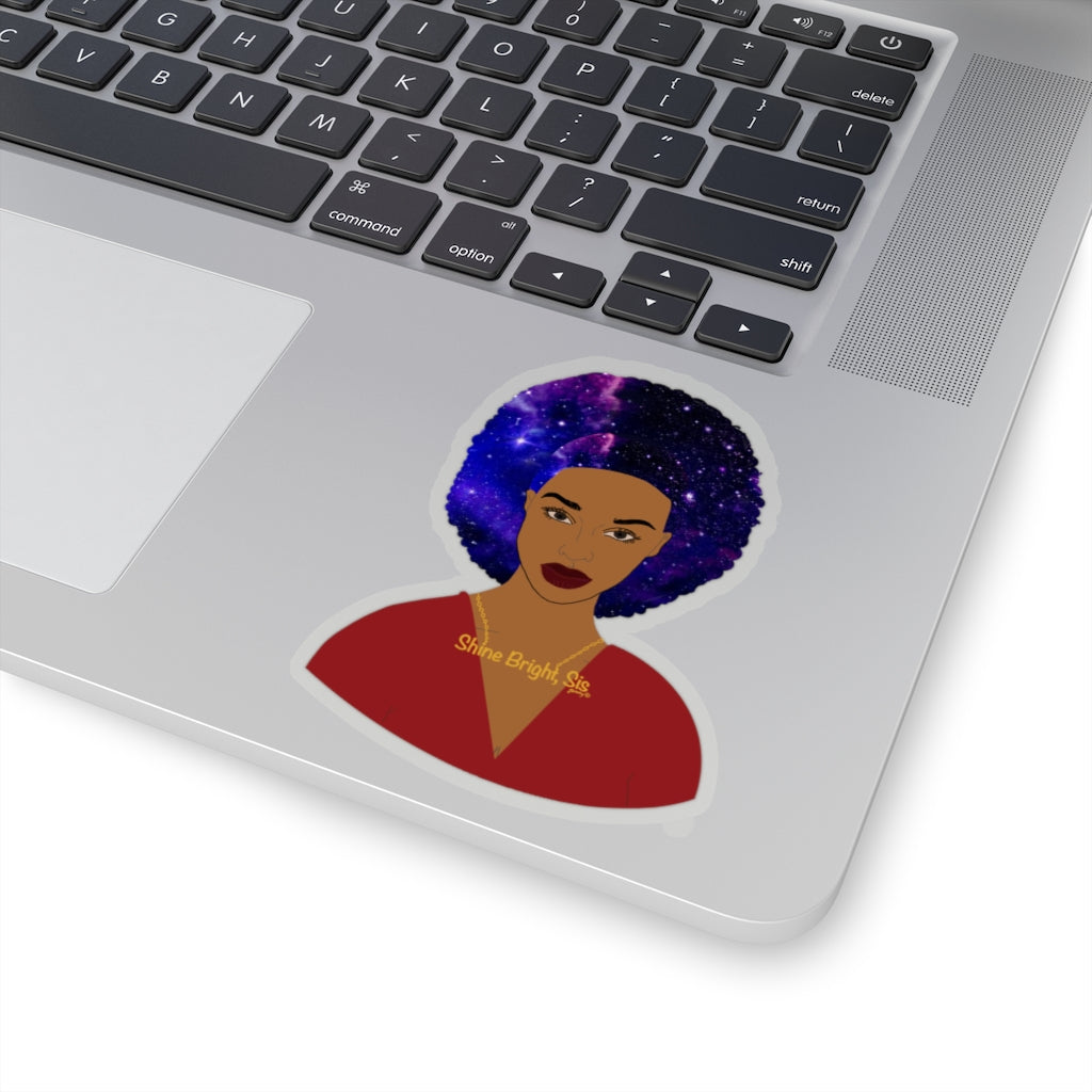 Black Girl Magic Sticker | Black Woman Positive Affirmations - Planner Sticker- Encouragement - Kiss cut Sticker - laptop decal - Shine