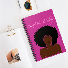 Load image into Gallery viewer, Black Girl Magic Journal | Hardcover Journal | Big Chop Gift | Melanin Notebook |Natural Hair Gift | Black Queen| Black Girl|Don&#39;t Touch
