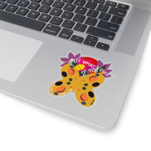Load image into Gallery viewer, What if You Fly Sticker | Floral Sticker - Butterfly Sticker - Planner - Encouragement - Kiss cut Sticker - laptop decal - funny sticker
