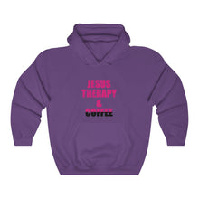 Load image into Gallery viewer, Jesus Therapy Coffee Hoodie
