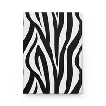 Load image into Gallery viewer, Black Yogi| Zebra Print | Black Girl Magic | Hardcover Journal |Yoga Gift | Melanin Notebook |Natural Hair Gift | Black Girl | Meditation
