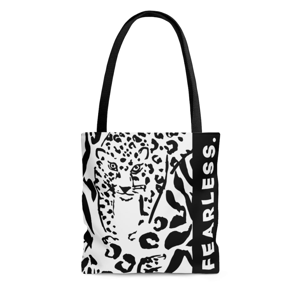 Fearless x 2 Leopard Print Shopping and Tote Bag