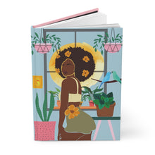 Load image into Gallery viewer, Grow Time | Black Girl Garden | Plants | Black Girl Gardener | Summer | Black Girl Magic Journal | Black Woman Gift | Hardcover Journal |

