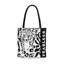 Load image into Gallery viewer, Fearless x 2 Leopard Print Shopping and Tote Bag
