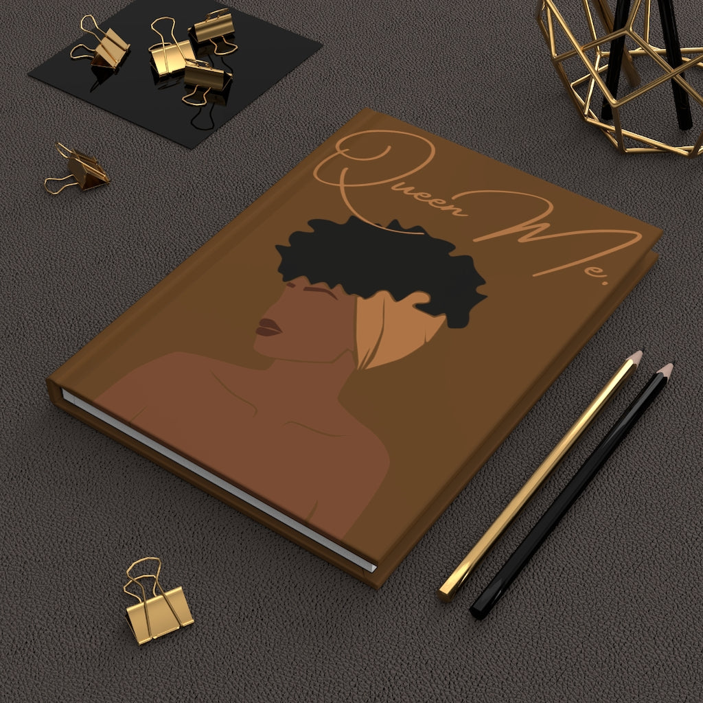 Black Queen Journal| Black Girl Magic | Hardcover Journal | Big Chop Gift | Melanin Notebook |Natural Hair Gift| Crown | Black Girl | Crown
