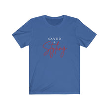 Load image into Gallery viewer, Saved and Styling | Fashionista | Christian T-Shirt |Saved by Grace | Styling and Profiling | Christian Woman Gift
