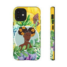 Load image into Gallery viewer, Black Girl Magic Phone Case| Iphone and Samsung Cell Phones | Gardener Phone Case | Black Girl Plants | Black Woman Phone Case
