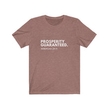 Load image into Gallery viewer, Prosperity Jeremiah 29:11 Christian Jersey Short Sleeve Tee
