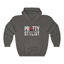 Load image into Gallery viewer, Black and Educated, Black Stylist Hooded Sweatshirt, Beauty Salon, Black Hairstylists Matter, Proud Black Beautician, Melanated
