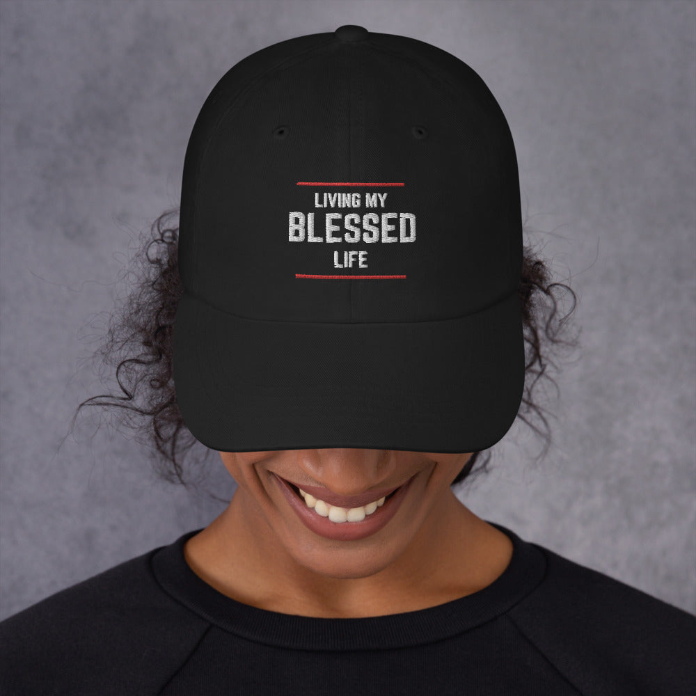 Living My Blessed Life Trucker Hat, Christian Baseball Cap, Christian Gift
