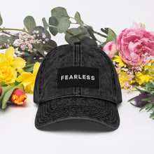 Load image into Gallery viewer, Fearless Christian Vintage Cotton Twill Baseball Cap
