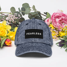 Load image into Gallery viewer, Fearless Christian Vintage Cotton Twill Baseball Cap
