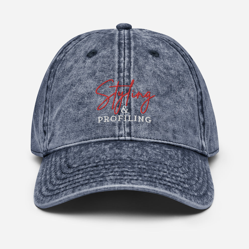 Styling and Profiling Vintage Cotton Twill Cap